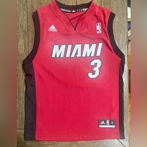 Adidas Miami Heat Dwyane Wade Red Jersey